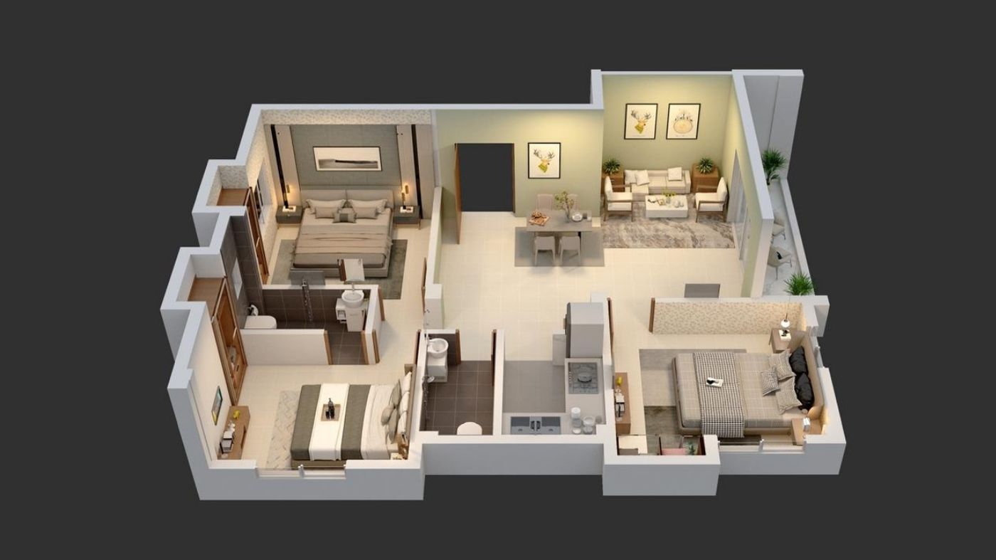 Location Contributes to the Best 3 BHK Flats in Newtown