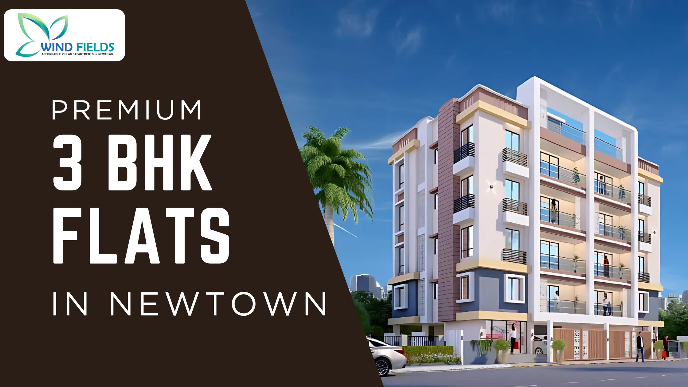 Premium 3BHK Flats in Newtown Kolkata | Wind Fields Apartments